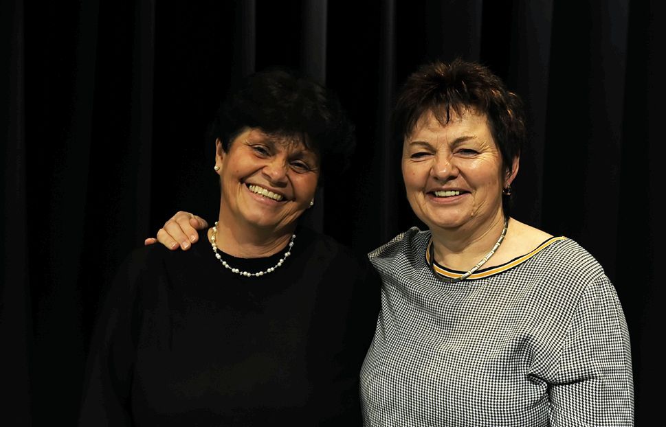 Irmgard Dambacher und Petra Abele