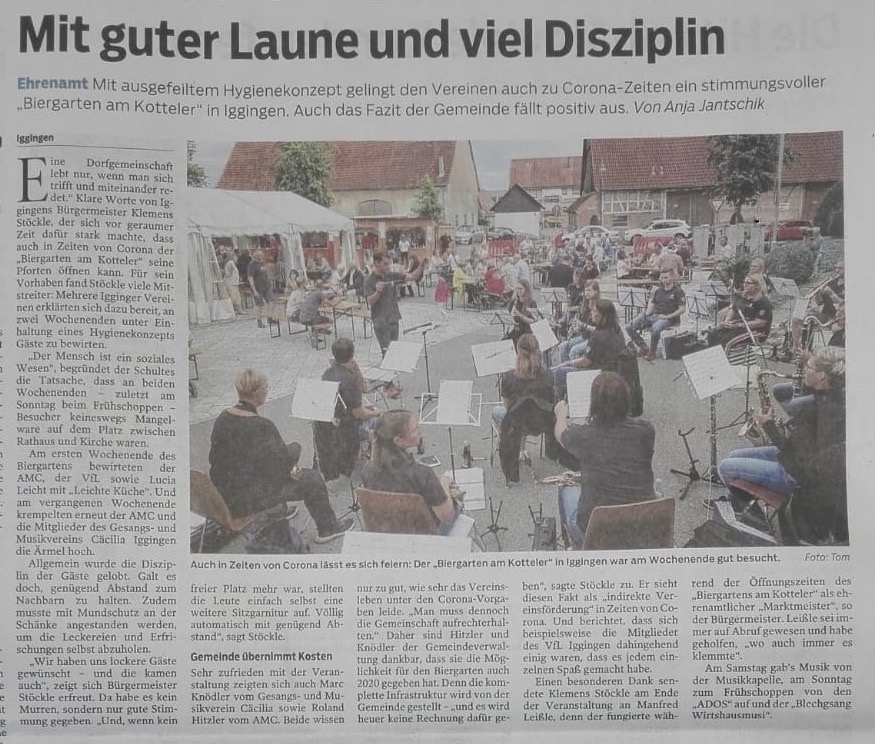 Pressebericht aus der Gmünder Tagespost vom 24.08.2020