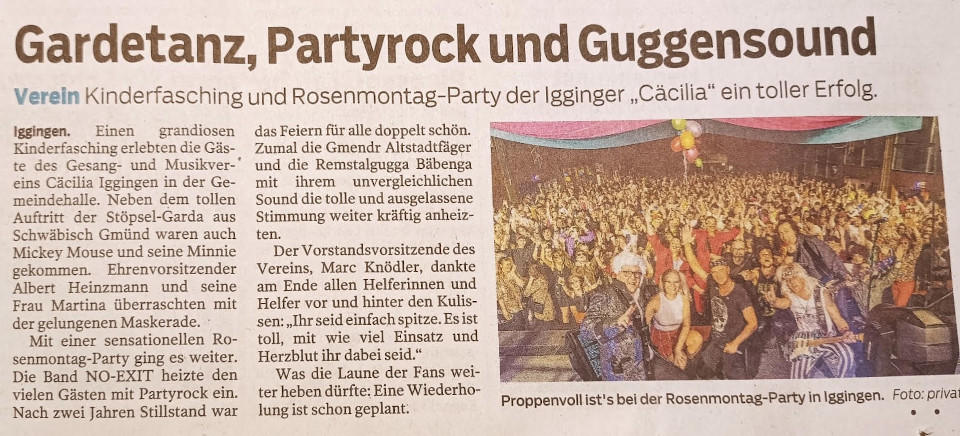 Artikel aus der Gmünder Tagespost vom 24.02.2023