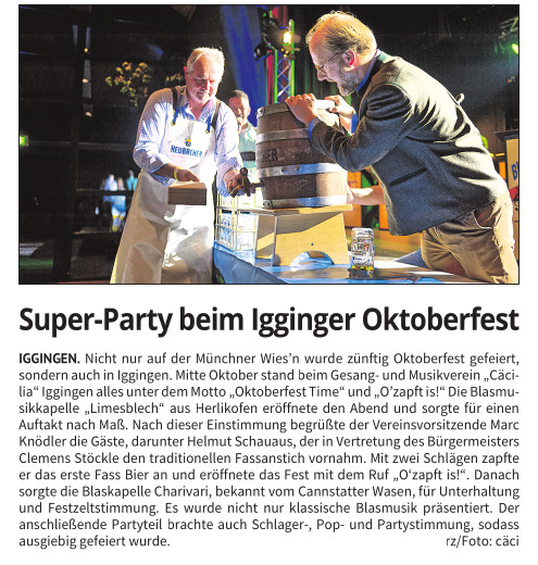 Artikel aus der Remszeitung vom 25.11.2023