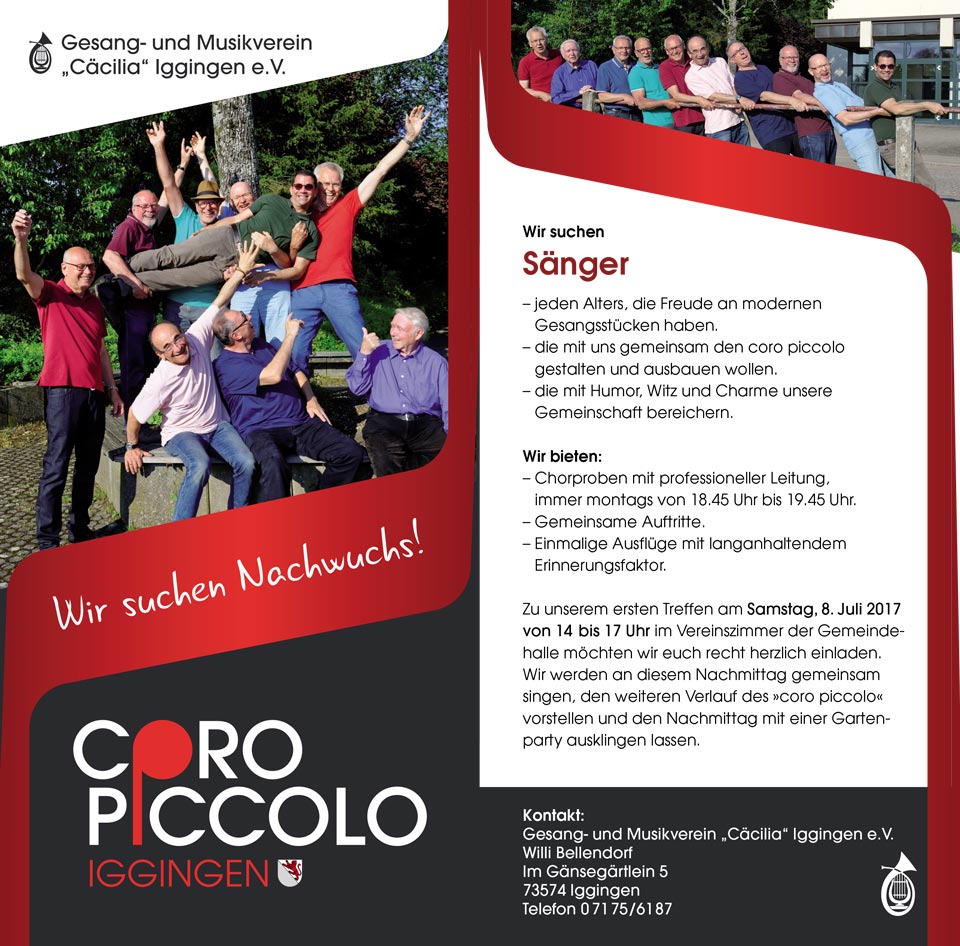 coro piccolo des Männerchors des GMV Iggingen (Kopie) coro piccolo des Männerchors des GMV Iggingen